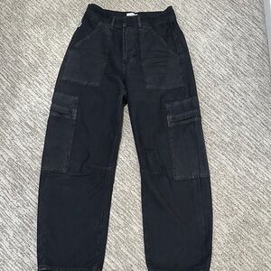 Citizens Of Humanity Marcelle Cargo washed black sz 24